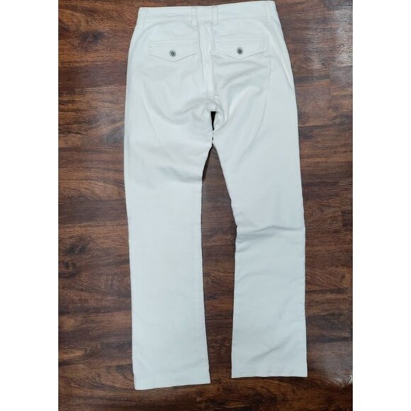 Banana Republic White Low Rise Twee Relaxed Trouser Women's Size 25 - Picture 4 of 16